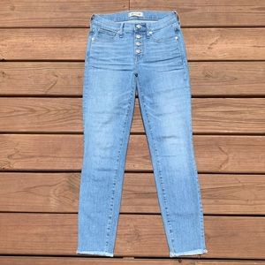 Madewell 9” high-rise skinny crop